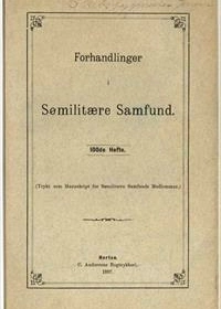 Forhandlinger i SMS Hefte 100 1887